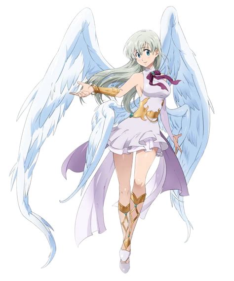 Elizabeth Liones con sus alas de Diosa