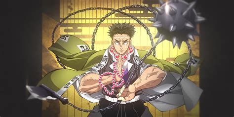 Ilustración de Gyomei Himejima recordando su pasado