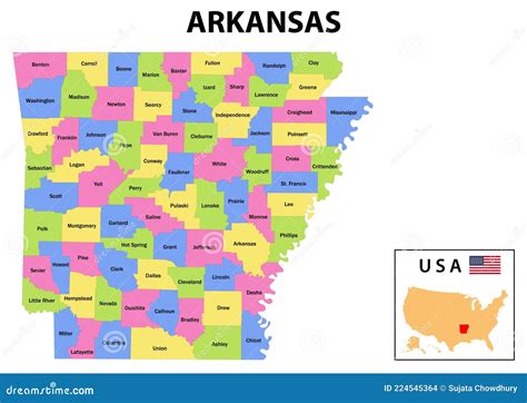 Mapa de Arkansas destacando el crecimiento de startups