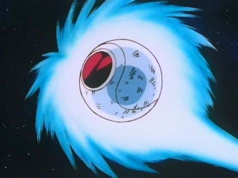 Niño Saiyajin llegando a la Tierra en una cápsula