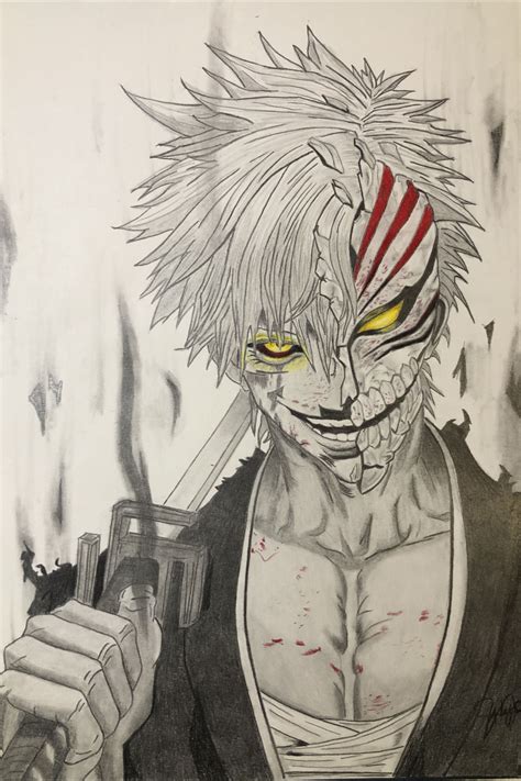 Ilustración de Ichigo Kurosaki gritando con furia y lágrimas en los ojos.