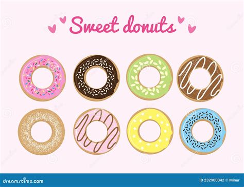 Ilustración de donuts