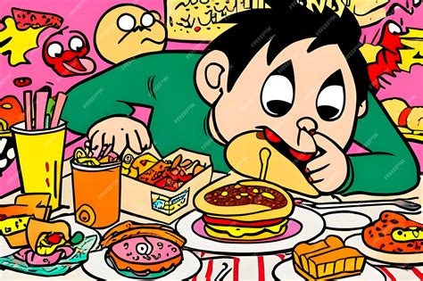 Bonney devorando comida