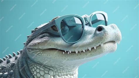 Ilustración de Koyoharu Gotouge como un cocodrilo con gafas.
