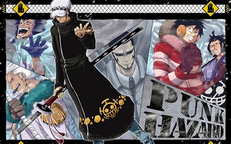 Smoker enfrentándose a Trafalgar Law en Punk Hazard