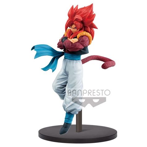 Detalle de la figura de Gogeta SSJ4