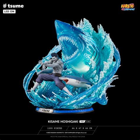 Kisame Hoshigaki utilizando su técnica de Tiburones de Agua