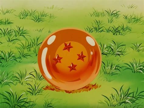 Imagen de Goku Jr. encontrando la esfera de cuatro estrellas