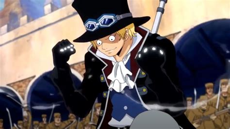 Ilustración de Sabo utilizando Haki