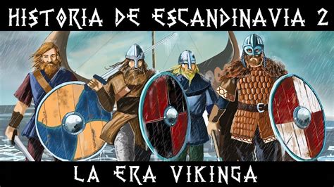 Ilustración de invasión vikinga en un pueblo