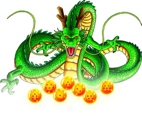 Shen Long de Humo Negro emergiendo de las Esferas del Dragón