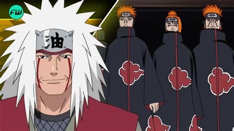 Jiraiya entrenando a los tres huérfanos