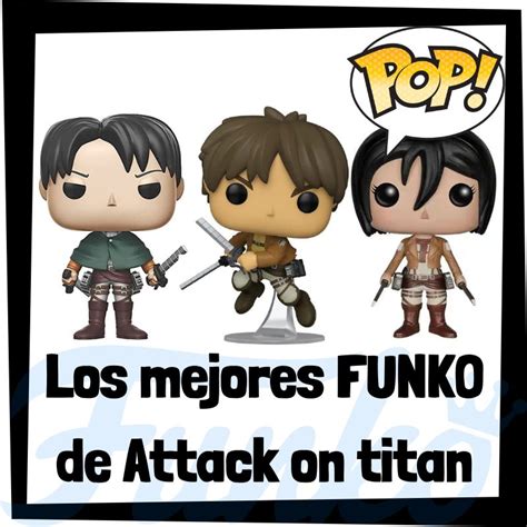 Comparativa de tamaños de figuras Funko Pop! de Ataque a los Titanes
