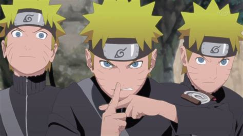 Diagrama mostrando la distribución de chakra en el Jutsu Clon de Sombra