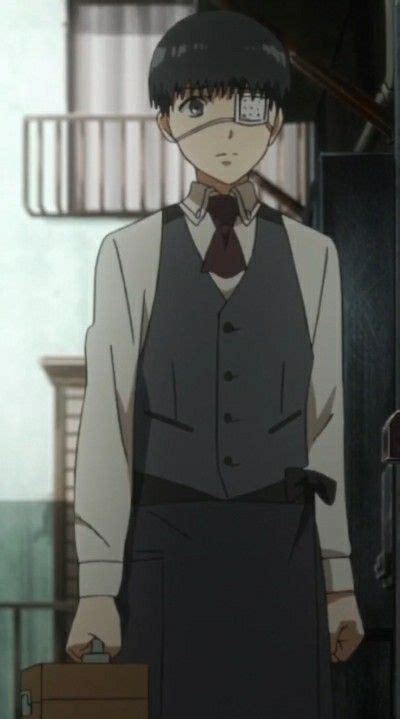 Ken Kaneki trabajando en Anteiku