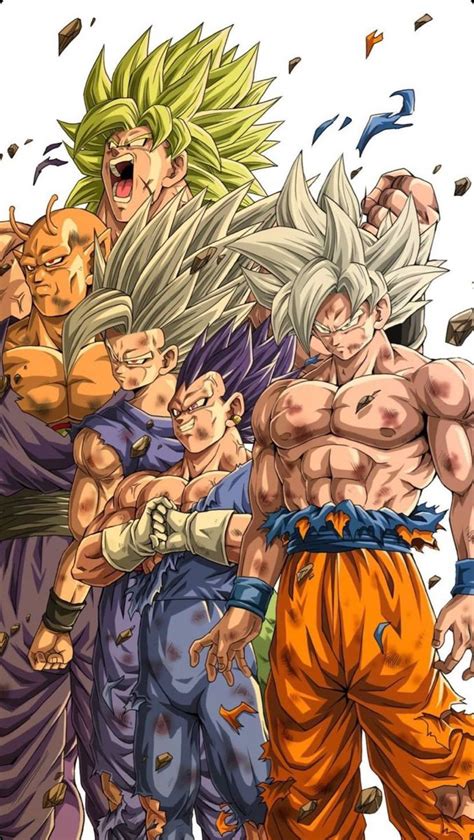 Diagrama comparativo de las estructuras faciales de Goku, Piccolo y Vegeta