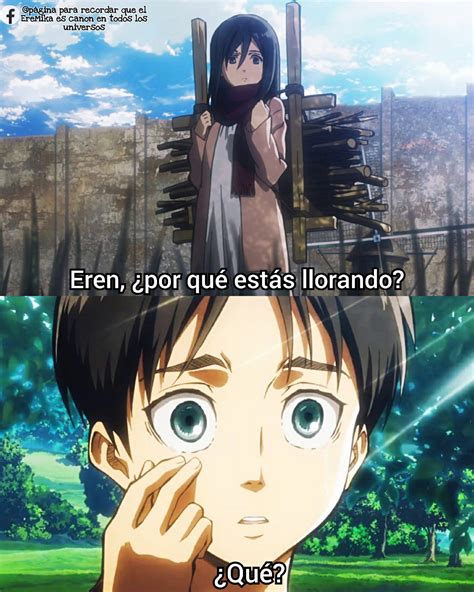 Mikasa enterrando a Eren bajo el árbol