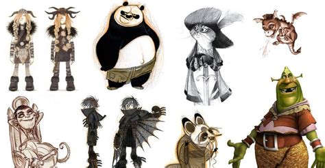 Arte conceptual de personajes de webtoon