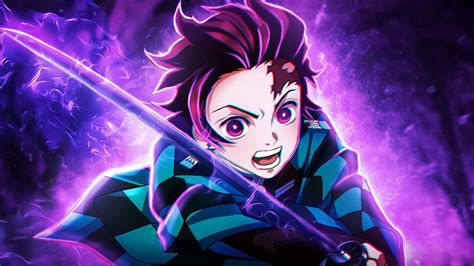 Ejemplo de personalización de teclado con fondo de Demon Slayer