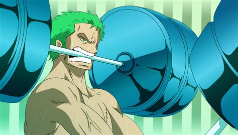 Roronoa Zoro entrenando