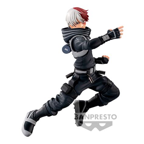 Caja de la figura Banpresto de Shoto Todoroki