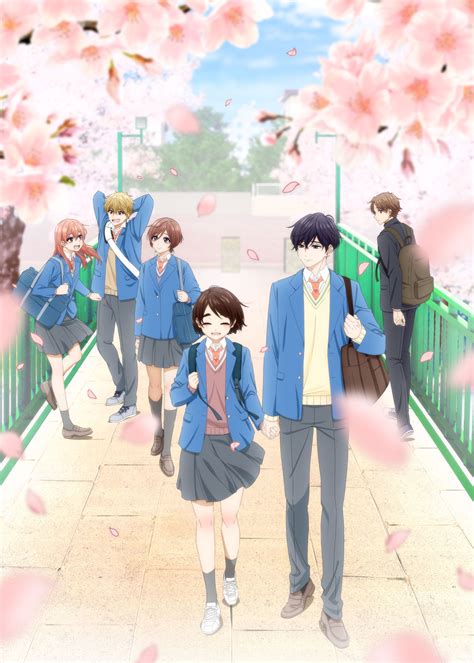 Ilustración romántica de Hananoi-kun to Koi no Yamai