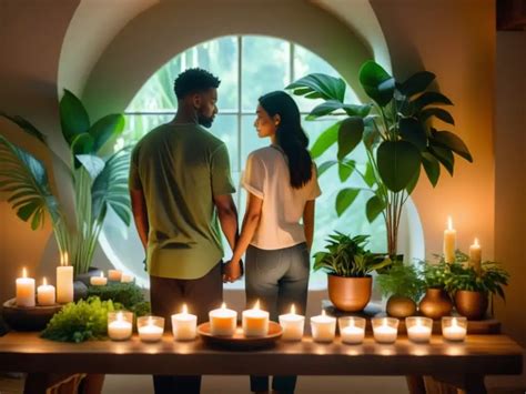 Pareja de manhwa en un ambiente íntimo