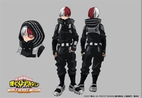 Trajes de héroe de Shoto Todoroki a lo largo del tiempo