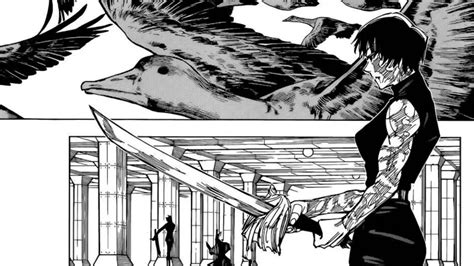 Maki Zenin enfrentándose a miembros del clan Zenin