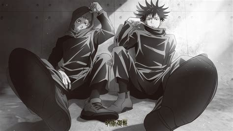 Yuji Itadori y Megumi Fushiguro en acción