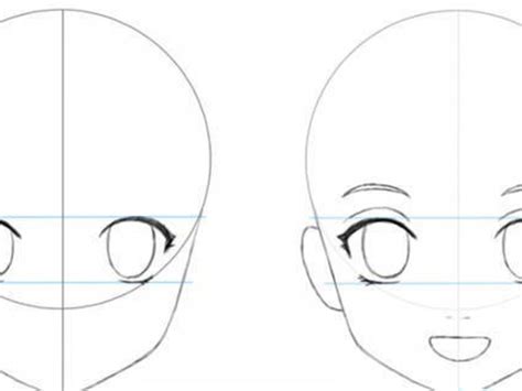 Esquema básico para dibujar personajes de anime