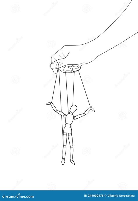 Esquema de Hilos de Chakra controlando marionetas