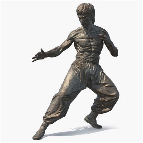 Bruce Lee en pose de combate