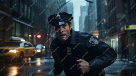 Escena de acción en Nueva York