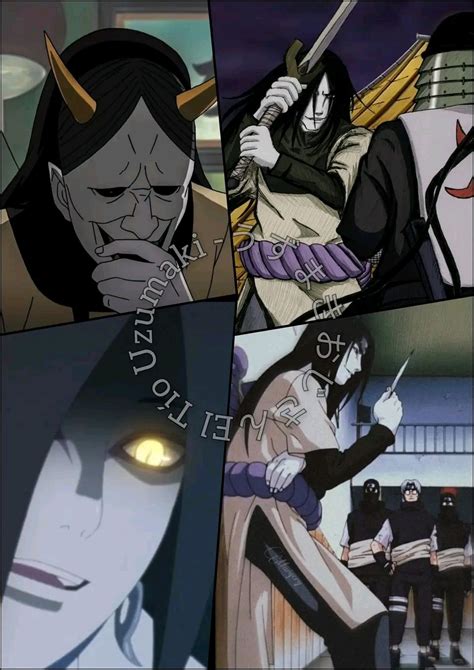 Infancia de Orochimaru y su maestro Hiruzen Sarutobi