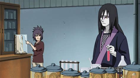 Orochimaru experimentando con humanos