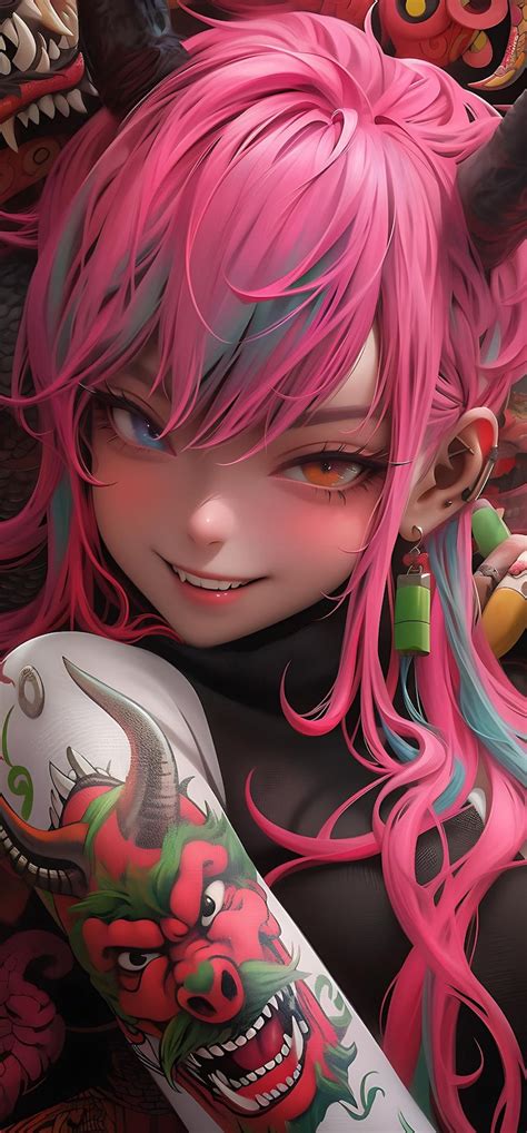 Amira, la demonio de cabello rosa
