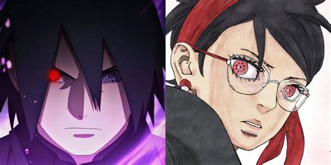 Sarada confrontando a Sasuke