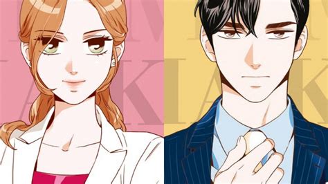 Ilustración de los personajes principales, Kim Miso y Lee Yeongjun