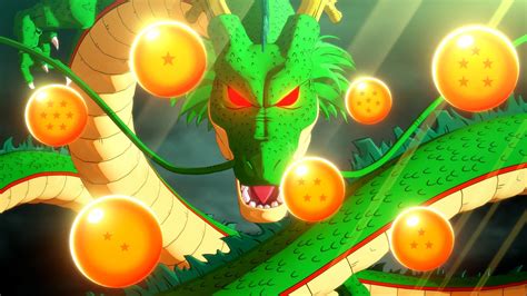 Shenron concediendo un deseo en Dragon Ball Z Kakarot