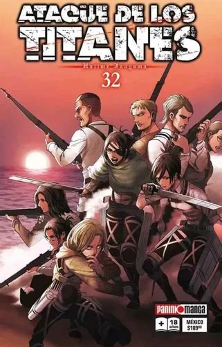 portada del volumen 32 de Ataque a los Titanes