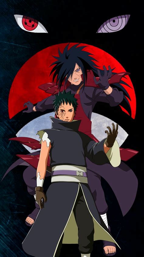 Madara Uchiha y Obito Uchiha