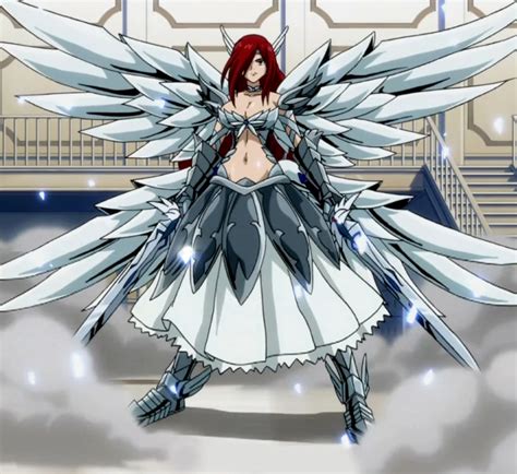 Erza Scarlet en una pose desafiante