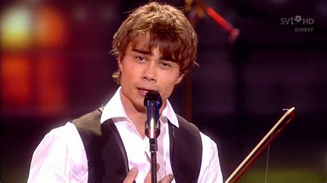 Alexander Rybak actuando en Eurovisión 2009