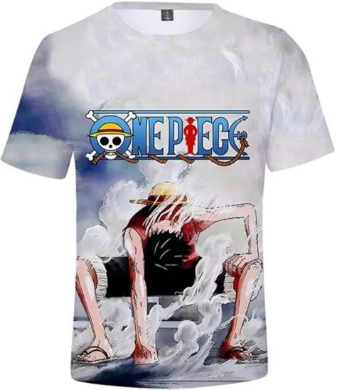 Colección de camisetas de One Piece con varios personajes