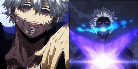 Gráfico comparativo de la edad de Dabi con otros personajes clave de My Hero Academia.