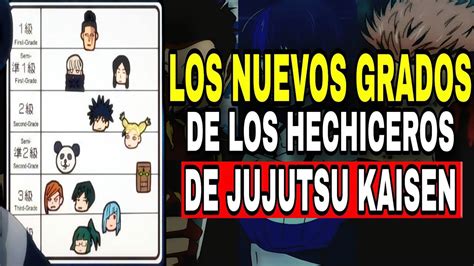 Jerarquía de Grados de Hechiceros en Jujutsu Kaisen