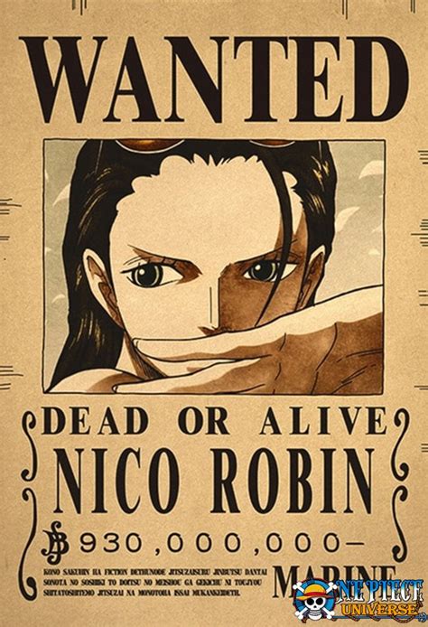 Cartel de Se Busca de Nico Robin
