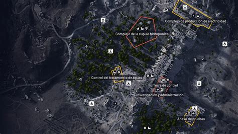 Mapa del campo de pruebas de Naruto