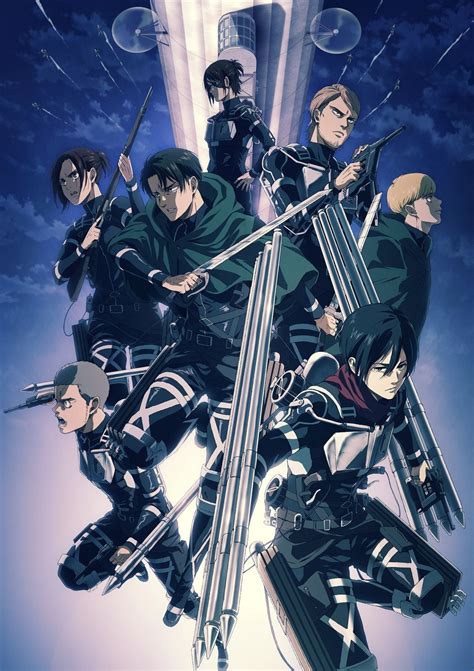 Póster oficial de la cuarta temporada de Attack on Titan